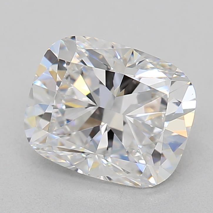 1.06 Carat Cushion Shaped, Ideal Cut, D Color, VS1 Clarity, IGI Certified Lab Grown Diamond