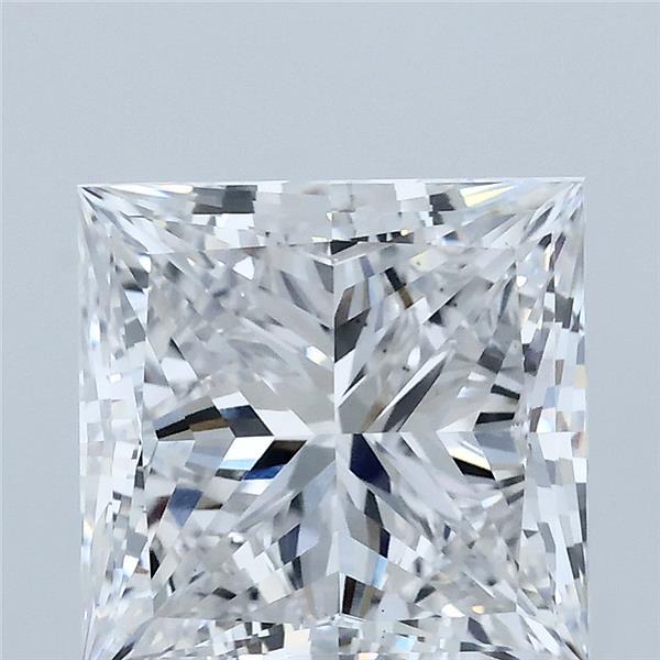 4.00 Carat Princess Shaped, Excellent Cut, E Color, VS1 Clarity, IGI Certified Lab Grown Diamond