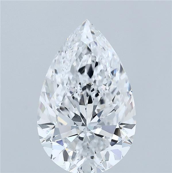 2.91 Carat Pear Shaped, Ideal Cut, D Color, VVS2 Clarity, IGI Certified Lab Grown Diamond