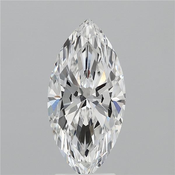 3.29 Carat Marquise Shaped, Ideal Cut, E Color, VVS1 Clarity, IGI Certified Lab Grown Diamond