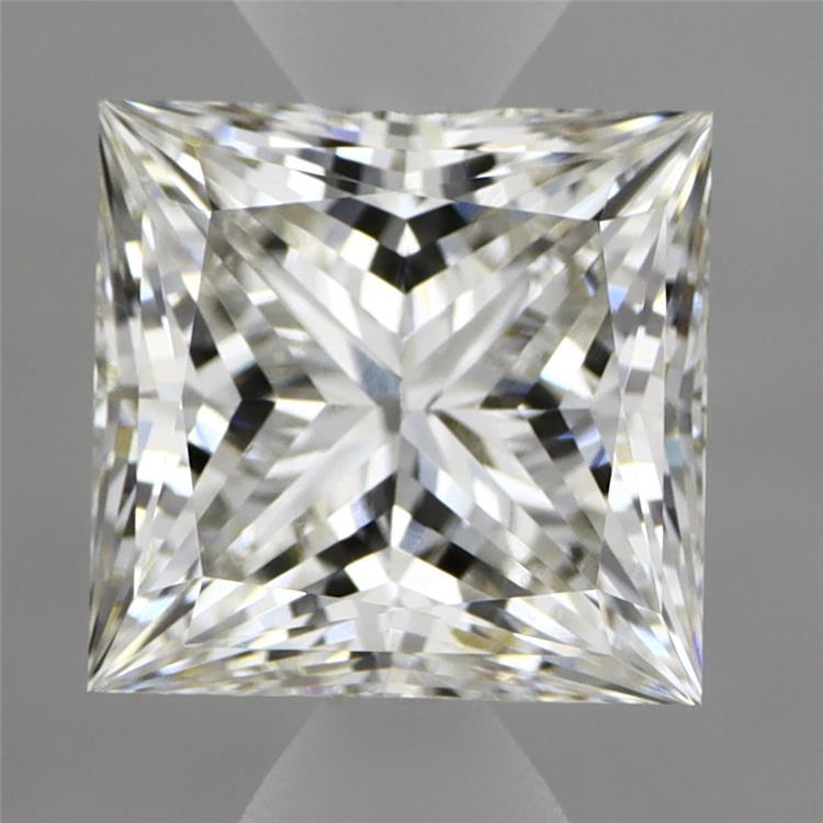 2.06 Carat Princess Shaped, Ideal Cut, G Color, VVS2 Clarity, IGI Certified Lab Grown Diamond
