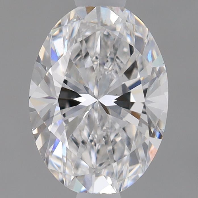 0.96 Carat Oval Shaped, Ideal Cut, D Color, VS2 Clarity, IGI Certified Lab Grown Diamond