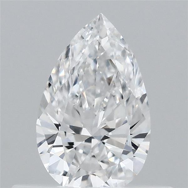 0.38 Carat Pear Shaped, Ideal Cut, D Color, VVS2 Clarity, IGI Certified Lab Grown Diamond