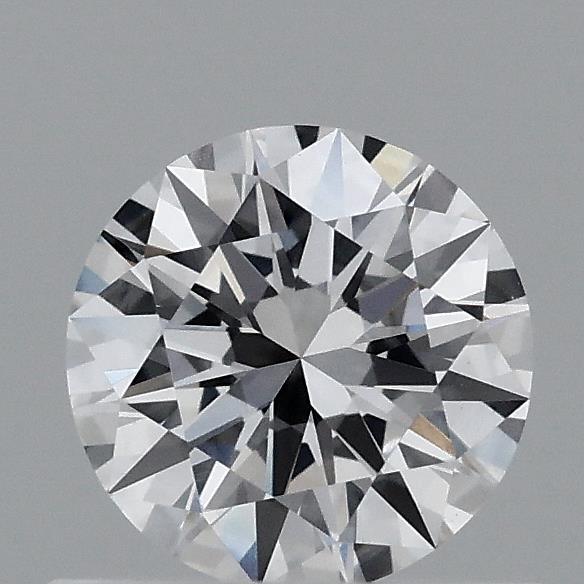 0.59 Carat Round Shaped, Excellent Cut, D Color, VVS2 Clarity, IGI Certified Lab Grown Diamond