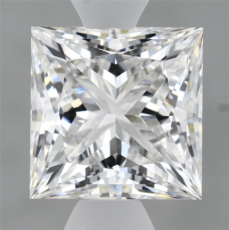2.22 Carat Princess Shaped, Ideal Cut, E Color, VVS2 Clarity, IGI Certified Lab Grown Diamond