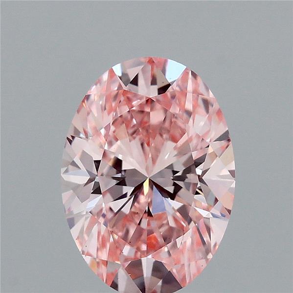 1.96 Carat Oval Shaped, Excellent Cut, FANCY VIVID PINK Color, VS2 Clarity, IGI Certified Lab Grown Diamond
