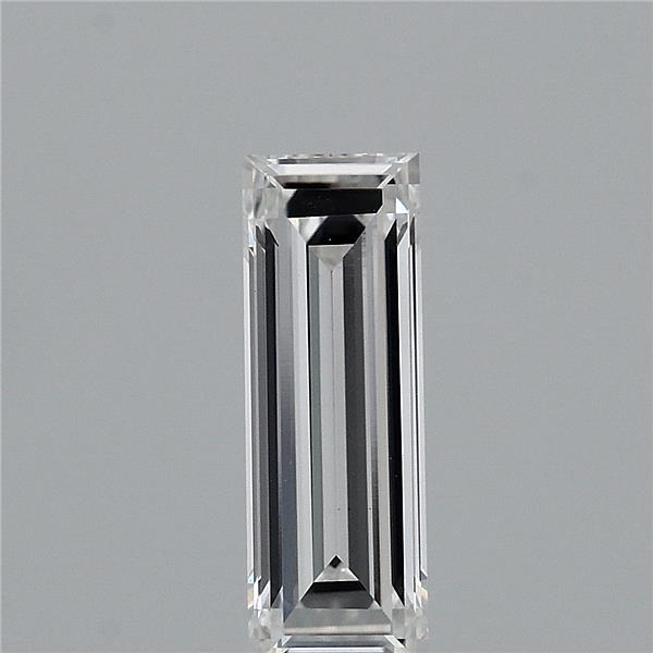 1.03 Carat Baguette Shaped, Very Good Cut, E Color, VVS2 Clarity, IGI Certified Lab Grown Diamond