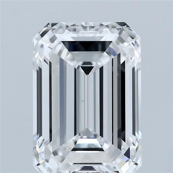 2.07 Carat Emerald Shaped, Ideal Cut, E Color, VS1 Clarity, IGI Certified Lab Grown Diamond