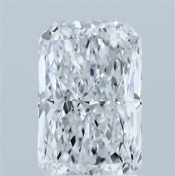 2.00 Carat Radiant Shaped, Excellent Cut, D Color, VVS2 Clarity, IGI Certified Lab Grown Diamond