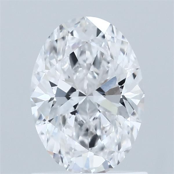 1.06 Carat Oval Shaped, Ideal Cut, D Color, VVS2 Clarity, IGI Certified Lab Grown Diamond