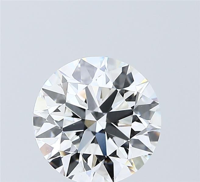 2.00 Carat Round Shaped, Excellent Cut, E Color, VVS2 Clarity, IGI Certified Lab Grown Diamond