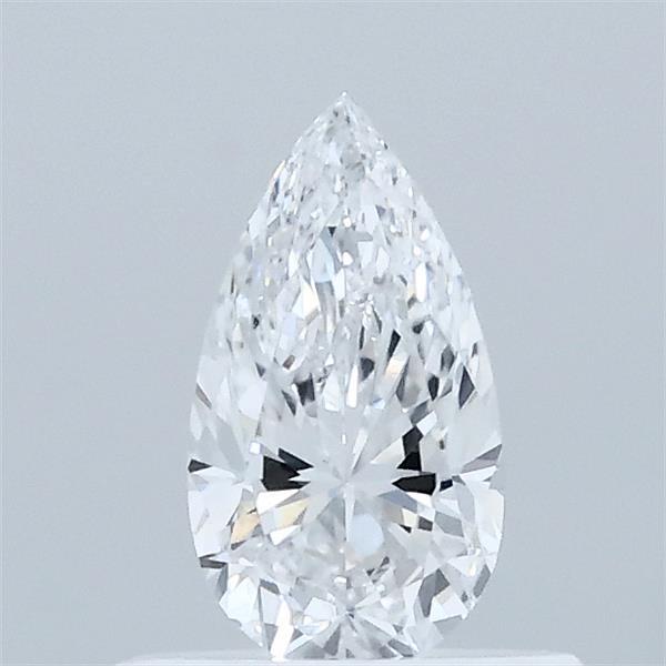 0.50 Carat Pear Shaped, Very Good Cut, D Color, VVS2 Clarity, IGI Certified Lab Grown Diamond