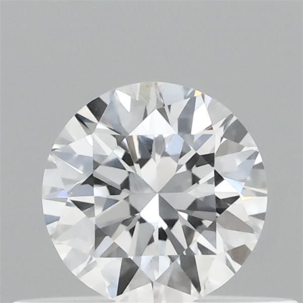 0.38 Carat Round Shaped, Very Good Cut, D Color, VVS2 Clarity, IGI Certified Lab Grown Diamond