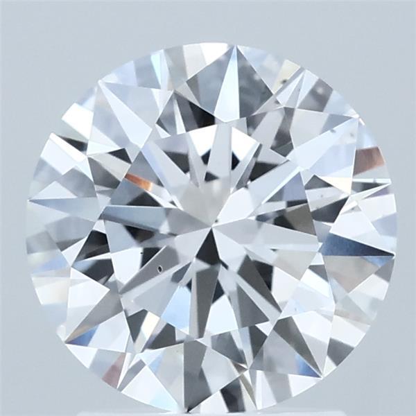 2.00 Carat Round Shaped, Excellent Cut, D Color, VS2 Clarity, IGI Certified Lab Grown Diamond