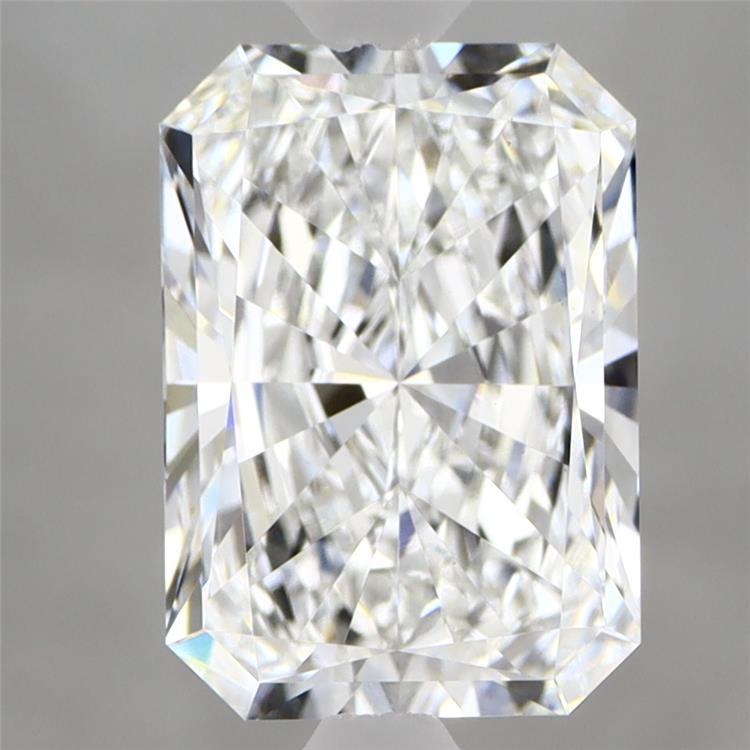 2.85 Carat Radiant Shaped, Excellent Cut, E Color, VS1 Clarity, IGI Certified Lab Grown Diamond