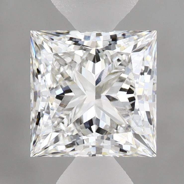 1.56 Carat Princess Shaped, Ideal Cut, F Color, VVS2 Clarity, IGI Certified Lab Grown Diamond