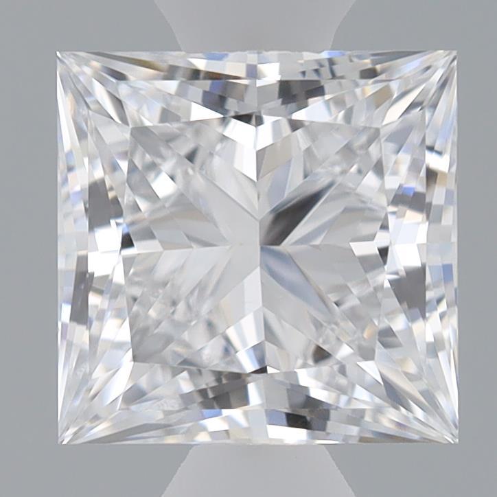 0.98 Carat Princess Shaped, Ideal Cut, D Color, VS2 Clarity, IGI Certified Lab Grown Diamond