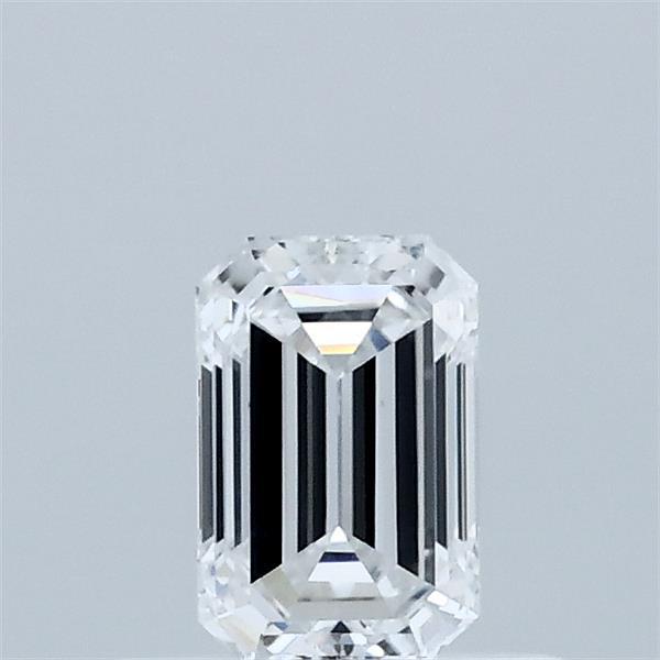 0.50 Carat Emerald Shaped, Excellent Cut, D Color, VVS2 Clarity, IGI Certified Lab Grown Diamond