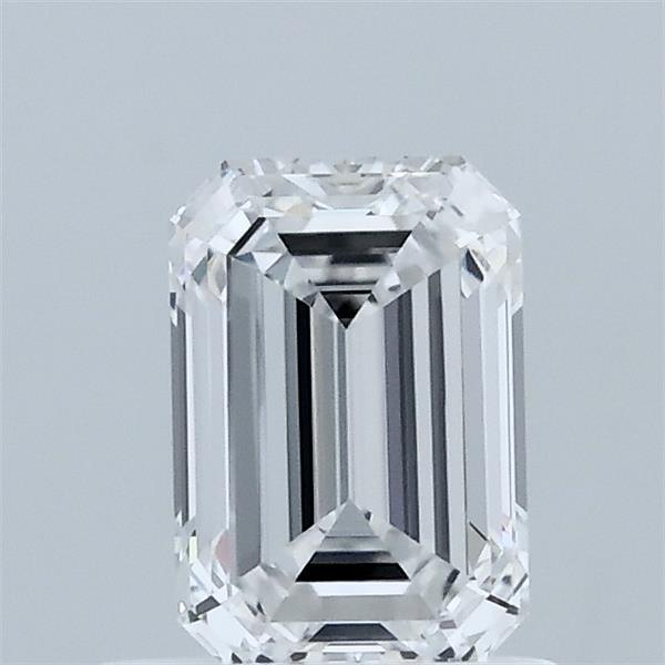 0.90 Carat Emerald Shaped, Ideal Cut, D Color, VVS1 Clarity, IGI Certified Lab Grown Diamond