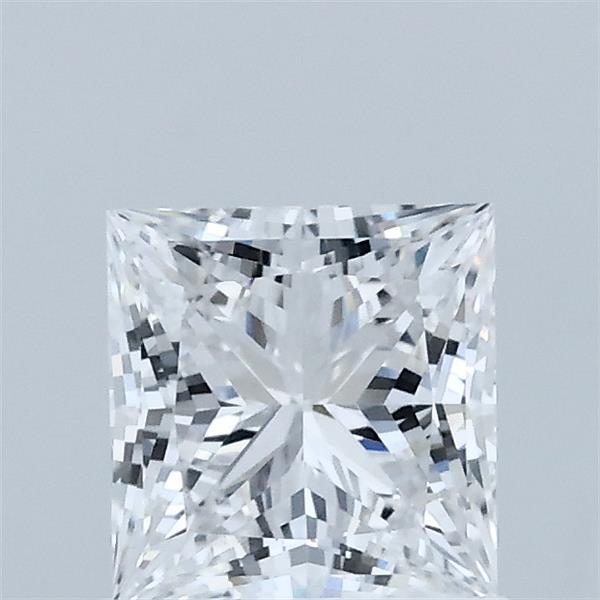 1.02 Carat Princess Shaped, Ideal Cut, D Color, VVS2 Clarity, IGI Certified Lab Grown Diamond