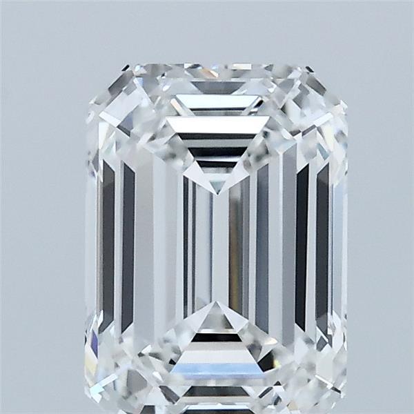 1.81 Carat Emerald Shaped, Ideal Cut, E Color, VVS1 Clarity, IGI Certified Lab Grown Diamond