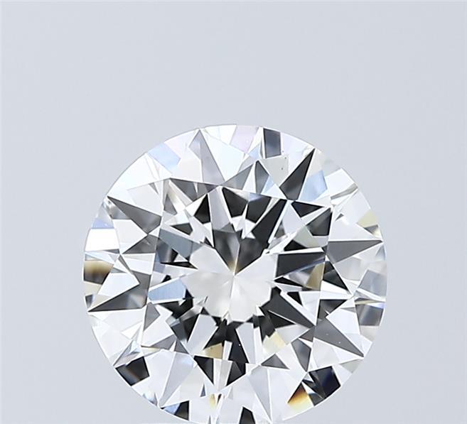 2.00 Carat Round Shaped, Excellent Cut, E Color, VVS2 Clarity, IGI Certified Lab Grown Diamond