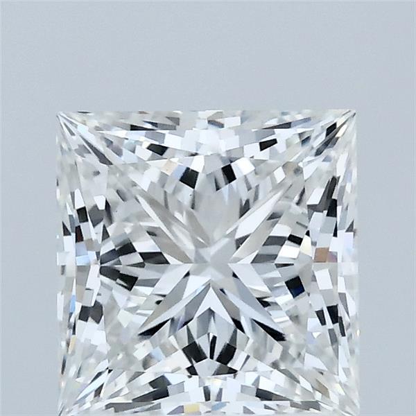 2.01 Carat Princess Shaped, Ideal Cut, F Color, VVS2 Clarity, IGI Certified Lab Grown Diamond