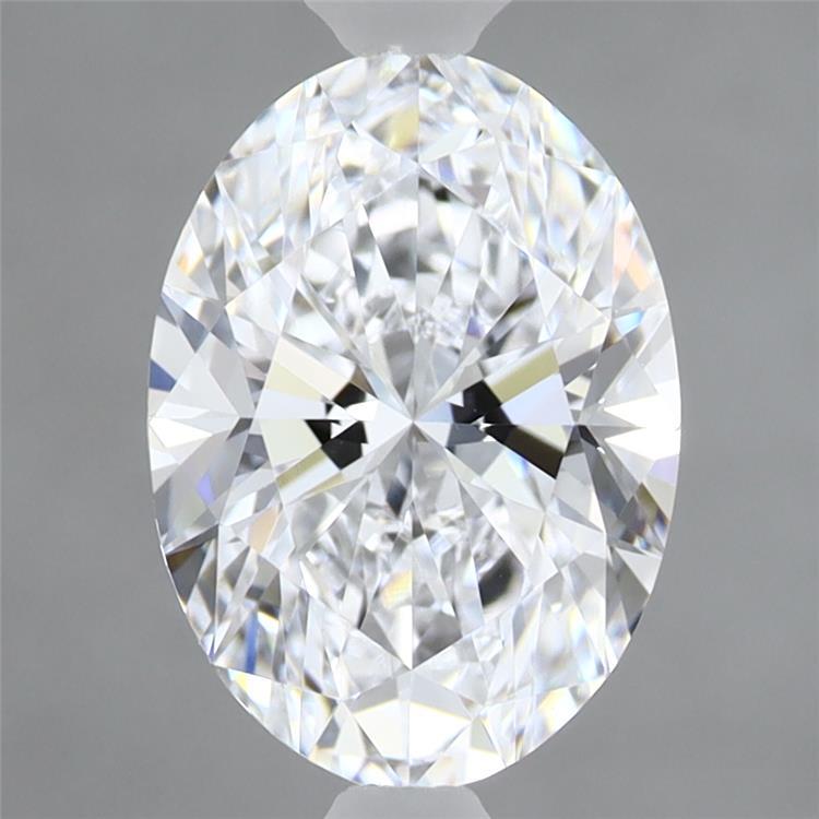 2.06 Carat Oval Shaped, Ideal Cut, D Color, VVS1 Clarity, IGI Certified Lab Grown Diamond