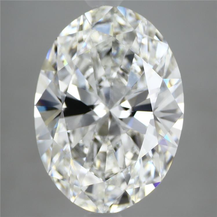 6.06 Carat Oval Shaped, Ideal Cut, F Color, VVS2 Clarity, IGI Certified Lab Grown Diamond