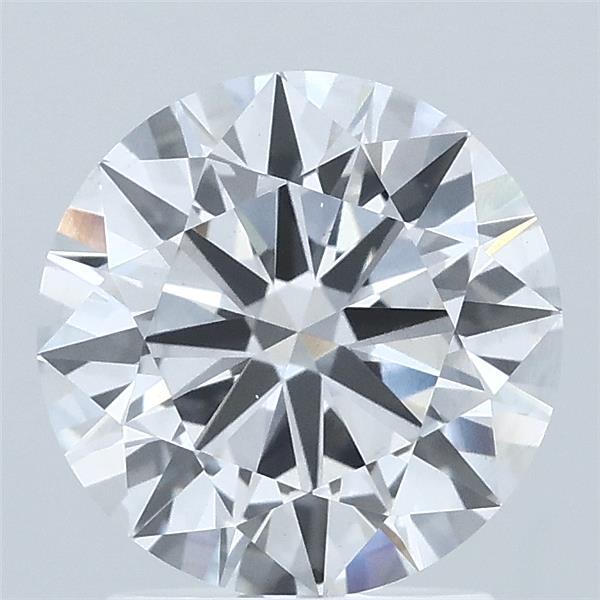 1.93 Carat Round Shaped, Ideal Cut, D Color, VS2 Clarity, IGI Certified Lab Grown Diamond