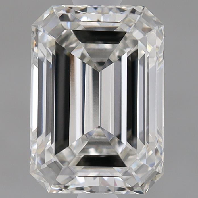 1.31 Carat Emerald Shaped, Ideal Cut, G Color, VVS2 Clarity, IGI Certified Lab Grown Diamond