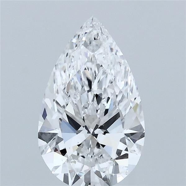 1.06 Carat Pear Shaped, Ideal Cut, D Color, VS2 Clarity, IGI Certified Lab Grown Diamond
