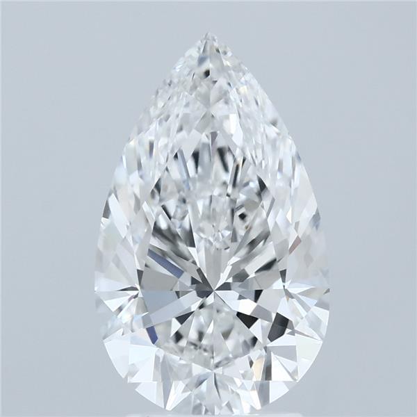 3.01 Carat Pear Shaped, Ideal Cut, E Color, VVS1 Clarity, IGI Certified Lab Grown Diamond