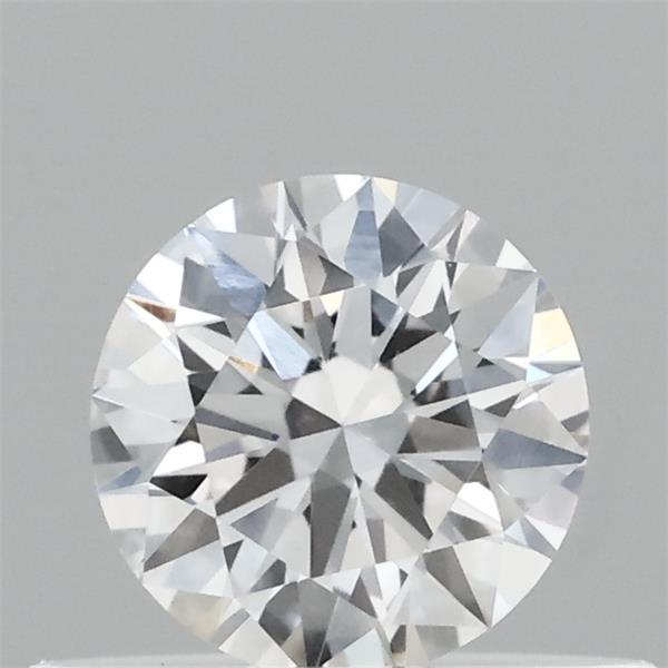 0.37 Carat Round Shaped, Excellent Cut, D Color, VVS2 Clarity, IGI Certified Lab Grown Diamond