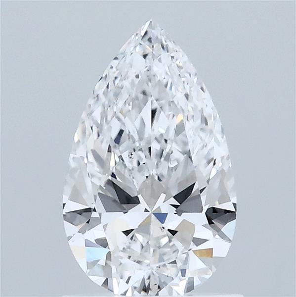1.00 Carat Pear Shaped, Ideal Cut, D Color, VS2 Clarity, IGI Certified Lab Grown Diamond