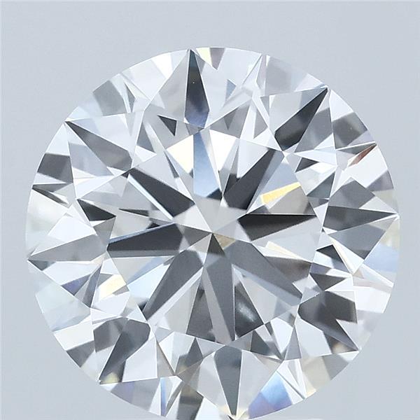 3.78 Carat Round Shaped, Ideal Cut, F Color, VVS2 Clarity, IGI Certified Lab Grown Diamond