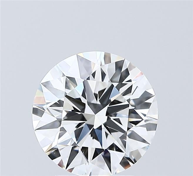 2.04 Carat Round Shaped, Ideal Cut, D Color, VVS2 Clarity, IGI Certified Lab Grown Diamond
