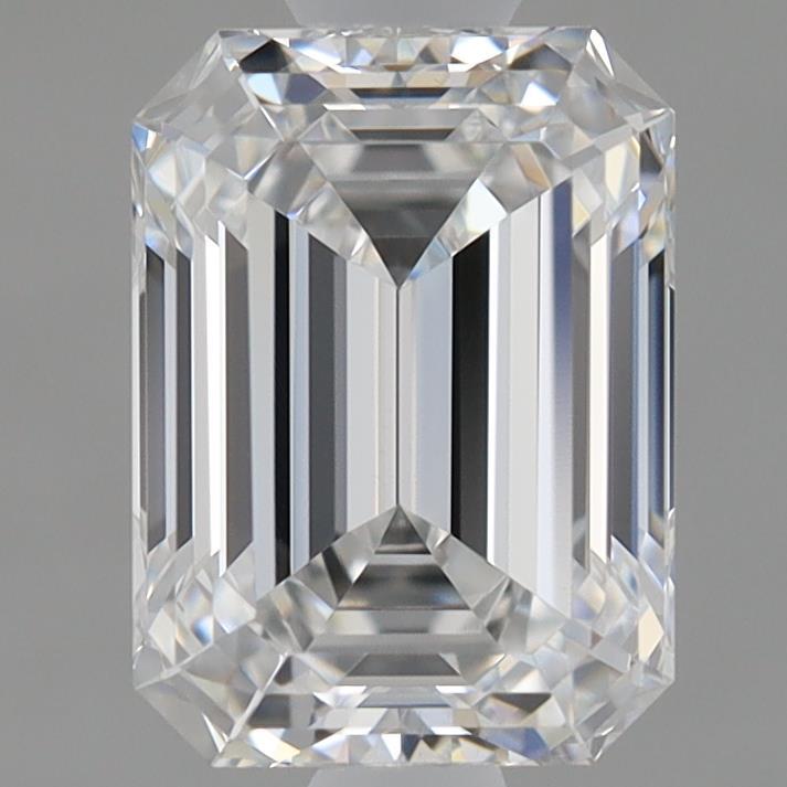0.97 Carat Emerald Shaped, Ideal Cut, D Color, VS1 Clarity, IGI Certified Lab Grown Diamond