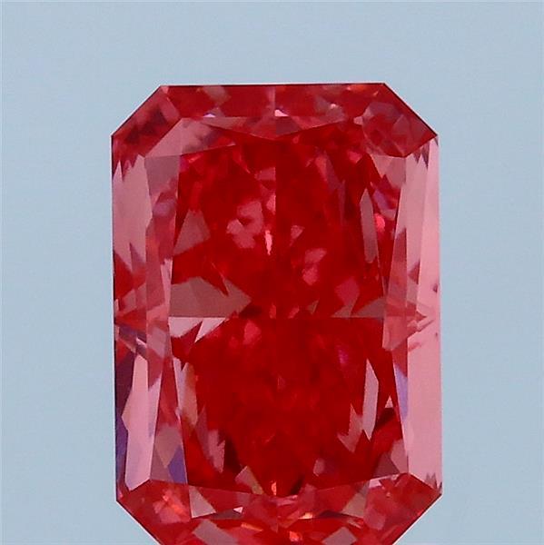 2.18 Carat Radiant Shaped, Excellent Cut, FANCY VIVID PINK Color, VVS2 Clarity, IGI Certified Lab Grown Diamond