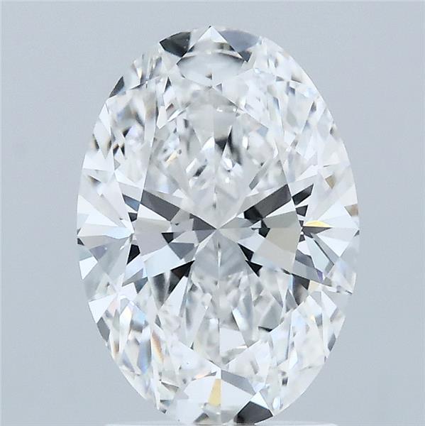 2.03 Carat Oval Shaped, Ideal Cut, E Color, VVS2 Clarity, IGI Certified Lab Grown Diamond