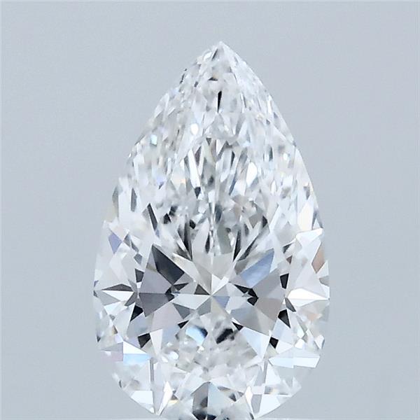 1.10 Carat Pear Shaped, Ideal Cut, E Color, VVS2 Clarity, IGI Certified Lab Grown Diamond