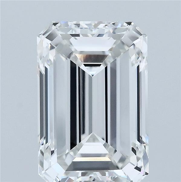 4.05 Carat Emerald Shaped, Ideal Cut, E Color, VS1 Clarity, IGI Certified Lab Grown Diamond
