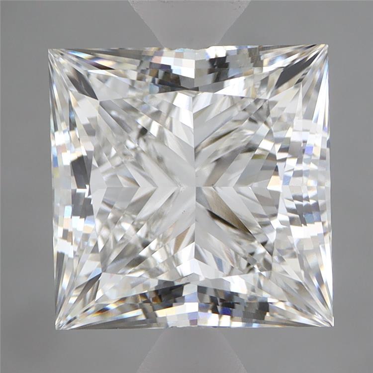 5.01 Carat Princess Shaped, Ideal Cut, F Color, VS1 Clarity, IGI Certified Lab Grown Diamond