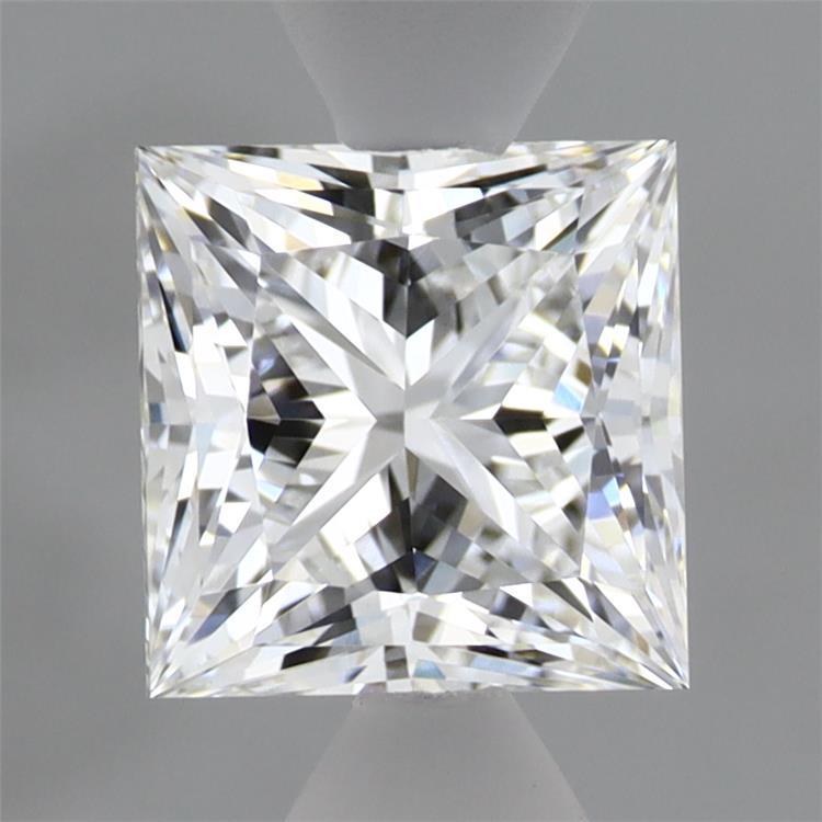 1.55 Carat Princess Shaped, Excellent Cut, E Color, VVS2 Clarity, IGI Certified Lab Grown Diamond
