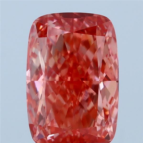 3.13 Carat Cushion Shaped, Ideal Cut, FANCY VIVID PINK Color, VVS1 Clarity, IGI Certified Lab Grown Diamond