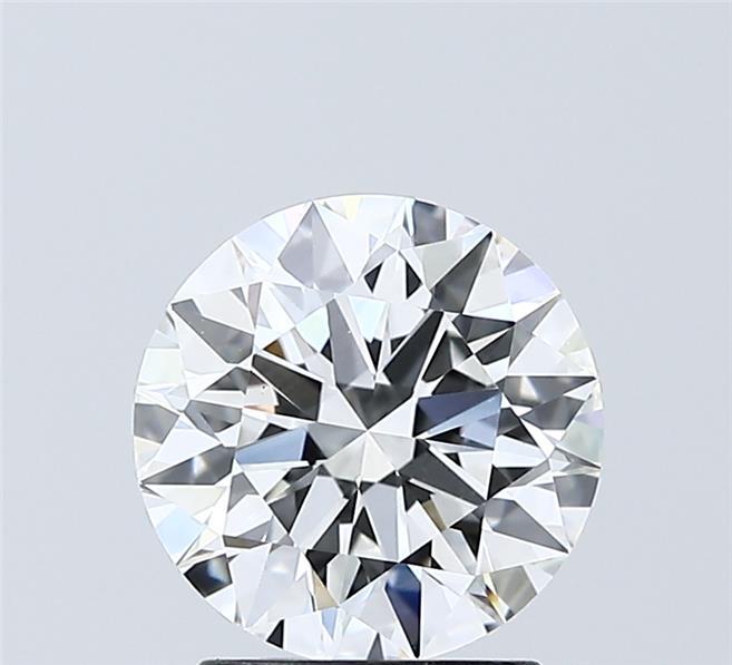 2.02 Carat Round Shaped, Ideal Cut, D Color, VVS2 Clarity, IGI Certified Lab Grown Diamond