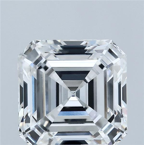 5.23 Carat Asscher Shaped, Ideal Cut, E Color, VVS2 Clarity, IGI Certified Lab Grown Diamond