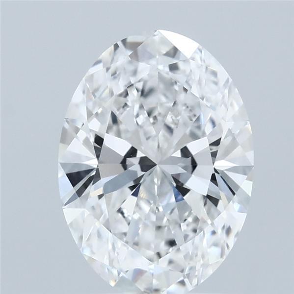 2.01 Carat Oval Shaped, Ideal Cut, D Color, VVS2 Clarity, IGI Certified Lab Grown Diamond