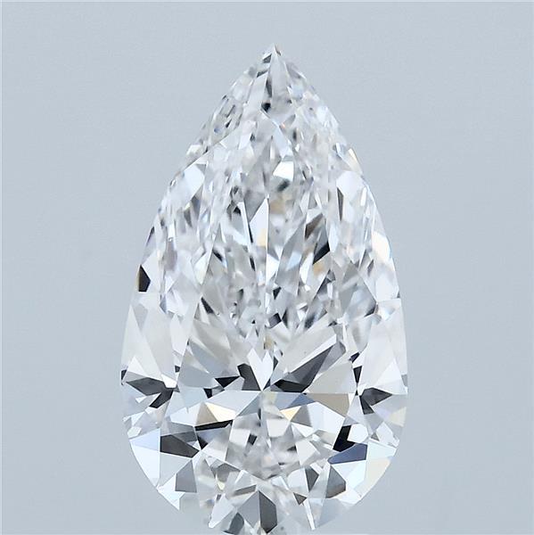 2.57 Carat Pear Shaped, Ideal Cut, E Color, VS1 Clarity, IGI Certified Lab Grown Diamond
