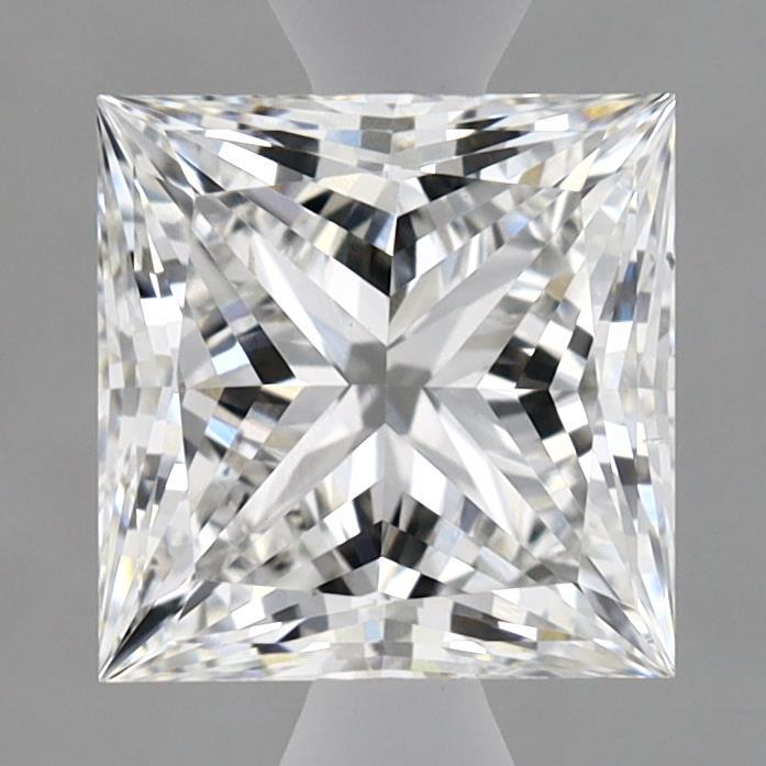 1.93 Carat Princess Shaped, Ideal Cut, E Color, VS1 Clarity, IGI Certified Lab Grown Diamond